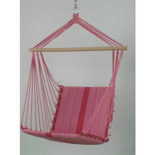 Wholesale Canvas Patio Swings Chromatic stripe hanging chair