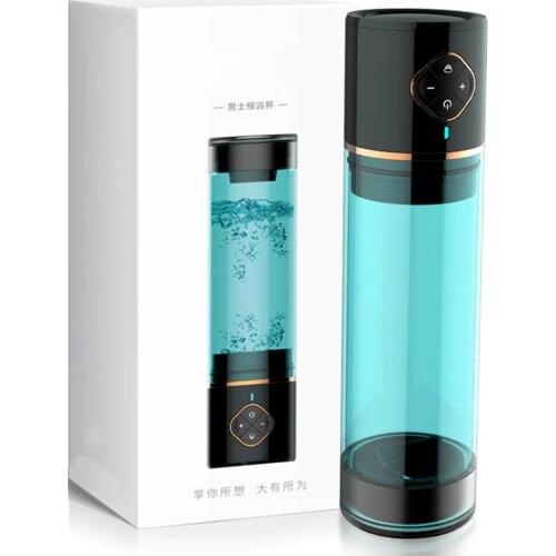 Rechargeable Water Bath Penis Enlargement Pump Electric Penis Pump Vacuum Masturbation Cup Automatic Penis Extender Toys For Men