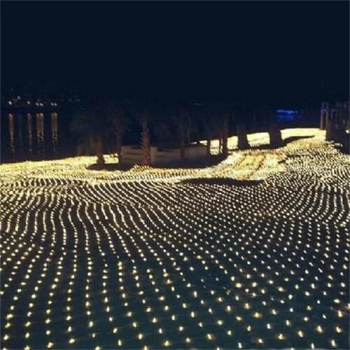 1.5x1.5m 96leds 8 modes 220V Net LED String Light Festival Christmas Decoration New Year Wedding Ceremony Waterproof