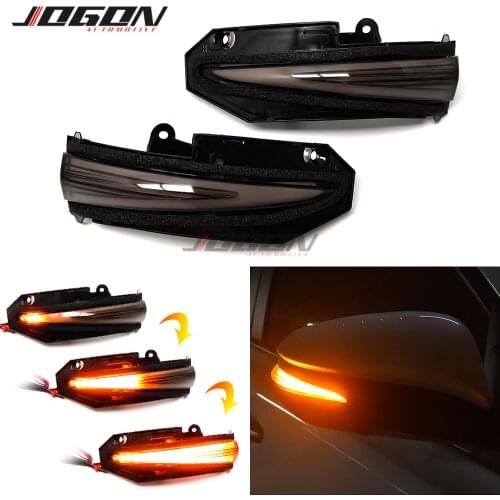 LED Dynamic Turn Signal Side Mirror Indicator Light Lamp For Toyota RAV4 XA40 13-18 Highlander 4Runner 14-19 XU50 Noah R80 Voxy