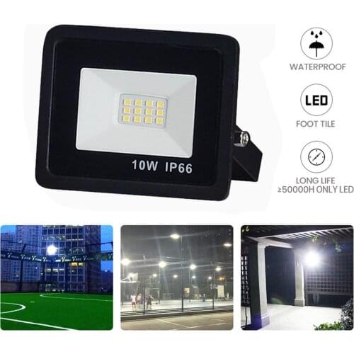 LED Flood Light 10W 20W 30W 50W 220V Outdoor Garden Floodlight LED Spotlight Super Bright Super Bright Cool White Spotlight Hot