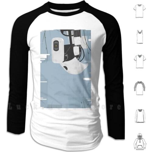 Reboot.exe Hoodies Long Sleeve Glados Portal Portal 2 Video Game Video Games Pc Console Gaming