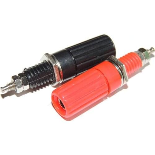 4mm Amplifier Terminal Binding Post Banana Plug Jack ocket Panel Chassis Mount Plastic Connector