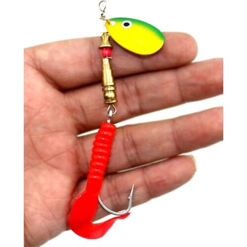 10.5cm 7.3g Hard Fishing Spoon Lure Metal Jigging Lure Baits Spinnerbait Fishing Tackle