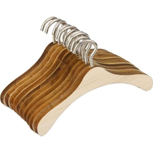 10pcs Wooden hanger for 1/4 BJD dolls Clothing Clothes Coat Hanger