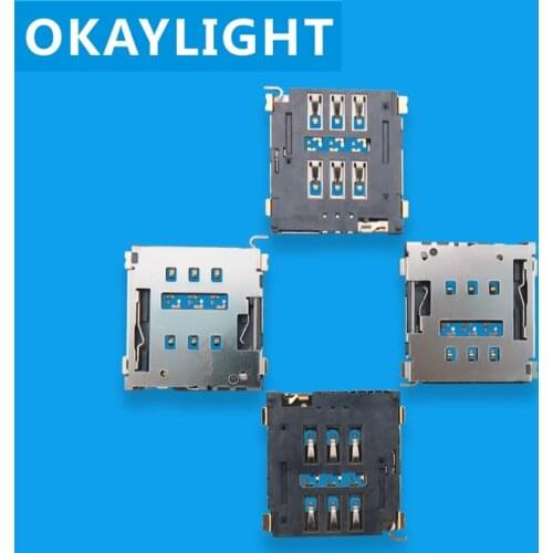 10PCS Smart phone miniature Canano NANO SIM 6+1P 1.5H detection foot SMT thimble card holder