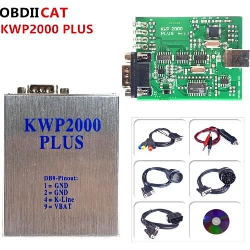 2020 KWP2000 Plus BEST Functional KWP2000 PLUS ECU KWP 2000 Remap Flasher OBDII EOBD ECU Chip Tunning Tool Hot Selling