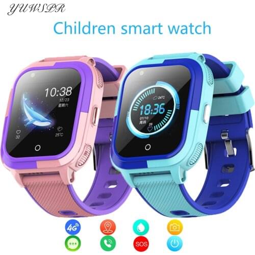 4G Smart Watch GPS LBS WIFI Location Remote Monitoring Video Call with Android IOS Fashion Kids GPS Tracker Smart Clock DF56