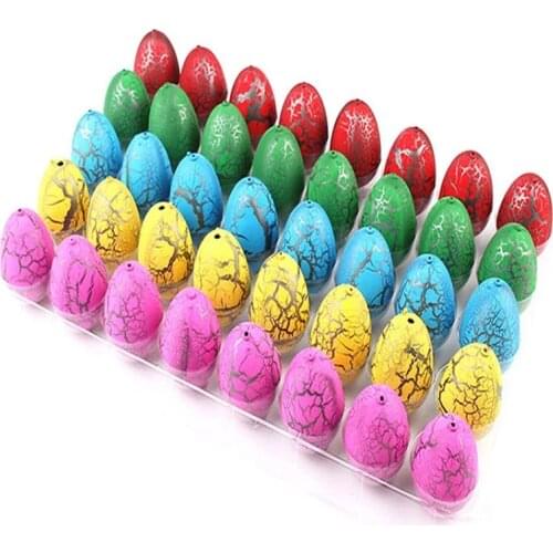 5Pcs Novelty Childrens Toys Mini Dinosaur Hatching Egg Colorful Cracked Dinosaur Inflated Egg Educational Toy gift for kids