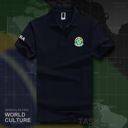 Brazil Brasil BRA Brazilian BR polo shirts men short sleeve white brands printed for country 2018 cotton nation team flag new 20