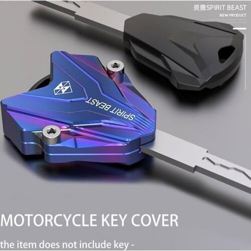 SPIRIT BEAST Motorcycle Key Cover Case Shell for Yamaha Honda Suzuki Ktm Bmw Piaggio Vespa Benelli