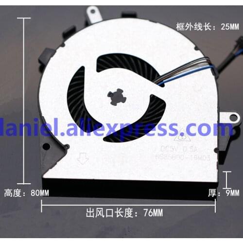 DELTA NS85B00-16M03 5V 0.5A Notebook Built-in Cooling Fan For HP