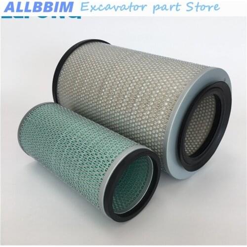 For Hitachi ZX200-5G 240-5G 220-5G excavator accessories 4642122 air filter element assembly shell high quality accessories