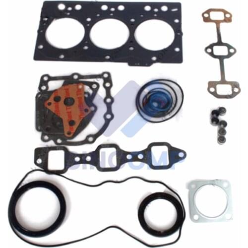 3TNE78A-YB 3D78AE-3B Engine Overhaul Full Gasket Kit Set For Komatsu JW30-2 Mini Excavator Loader