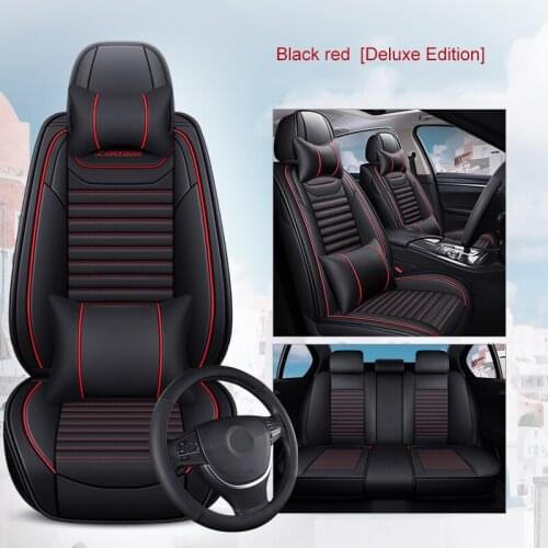 Leather Universal seat cove for Mazda All Models mazda 3 5 6 8 CX-5 CX-7 MX-5 CX-9 CX-4 atenza Interior Car Seat Cover