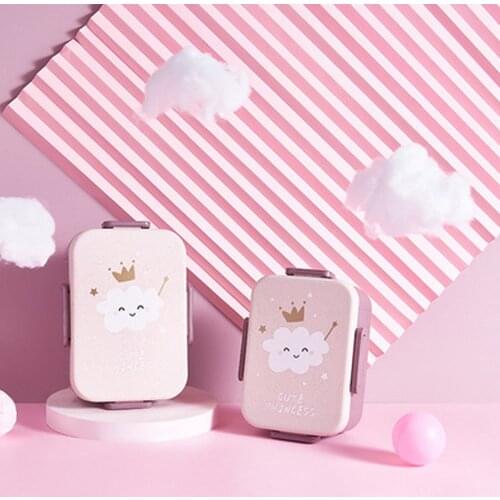 Microwave Lunch Box Portable 2 Layer Food Container Healthy Lunch Bento Boxes Lunchbox Picnic SuShi Fruit Food Container