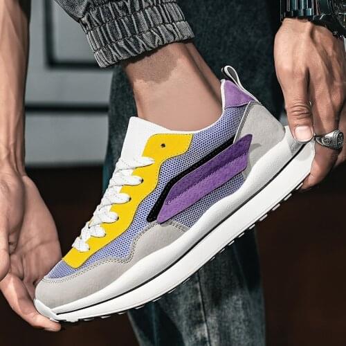 Mens shoes outdoor leisure sports ins trendy shoes old shoes running fitness shoes