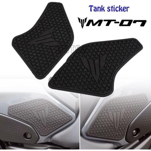 Stickers Decal Gas Knee Grip Traction Pad Tankpad For Yamaha MT 07 MT07 MT-07 2021 New 21 Side Fuel Tank pad Tank Pads Protector