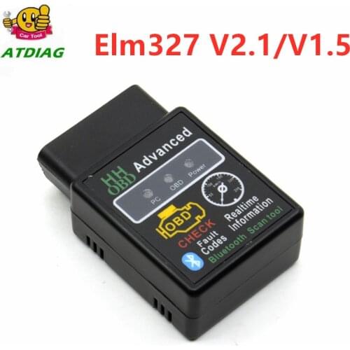 OBD2 HHOBD Advanced ELM327 Bluetooth OBD2 HH OBD V1.5 Check Fault Code Erase Trouble Code Scanner for Car Diagnostic