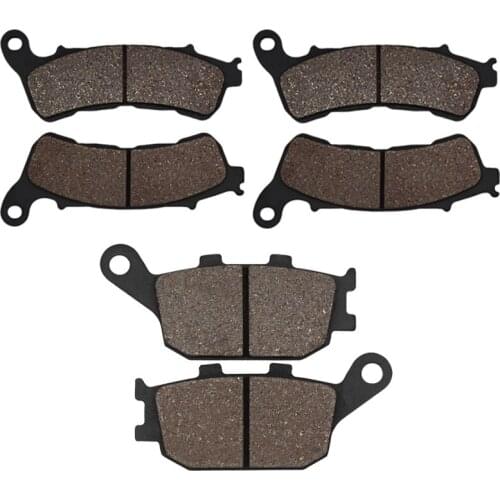 Motorcycle Front Rear Brake Pads for Honda CBF600(ABS) 2008-2009 XL700 VA8 VA9 VAA 2008-2011 VT1300 CXAA 2010-2011 NC700XA 12-14