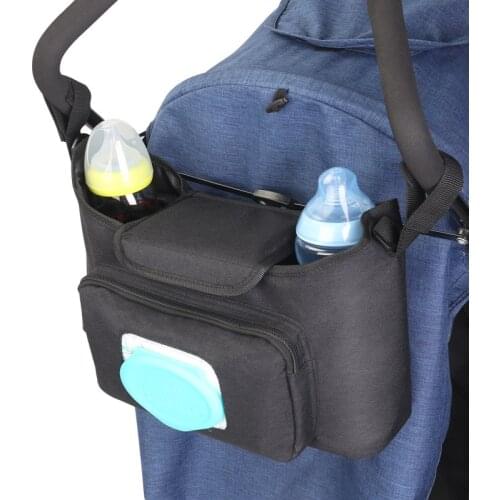 Baby Stroller Accessories Hanging Bag Mommy bags Multifunctional Large-Capacity Oxford Cloth Storage Hanging Bag