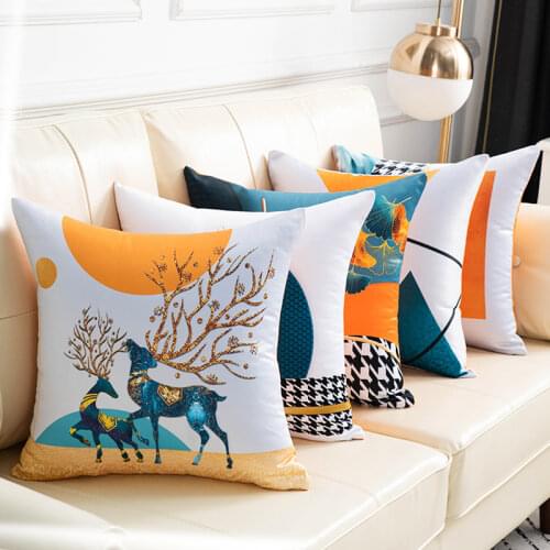 Luxury Cushion Covers for Living Room Sofas Christmas Cushion Cover Large Size Decorative Pillow Cover Soft Throw Pillow Covers