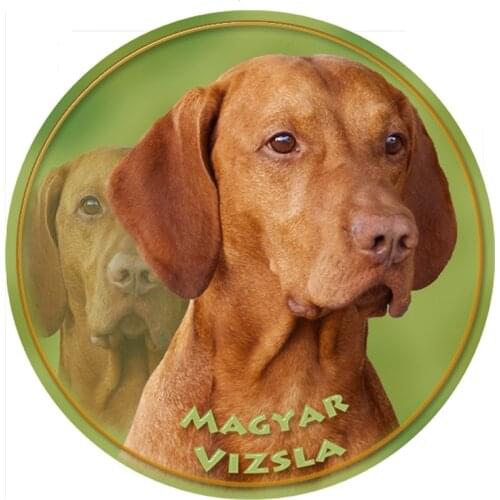 S40346# Various Sizes PVC Decal Magyar Vizsla Car Sticker Waterproof For Bumper Rear Window Laptop Refrigerator Toilet