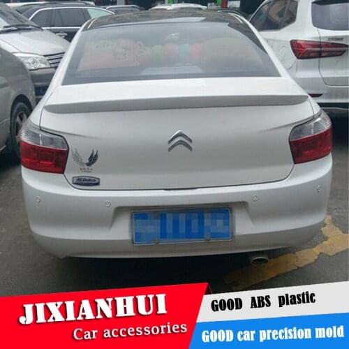 For Citroen C4 Spoiler 2014-2018 Citroen C4L Spoiler YCK ABS plastic Material Car Rear Wing Color Rear Spoiler