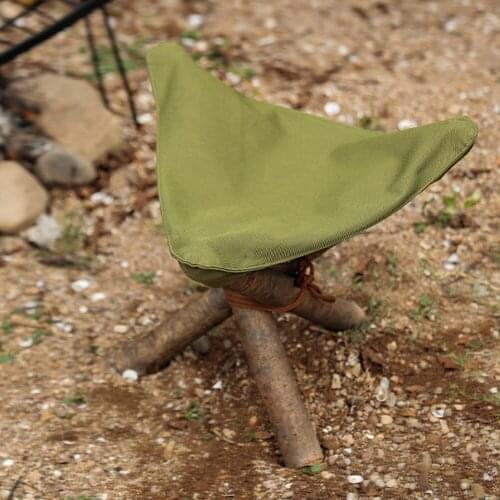 Outdoor Equipment Chair Portable Folding Tripod Stool Cloth for Traveling Fishing Hiking Camping Chair Picnic Multitool