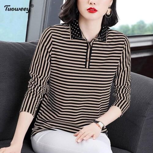 Женские полосатые футболки Tuoweey China At AliExpress