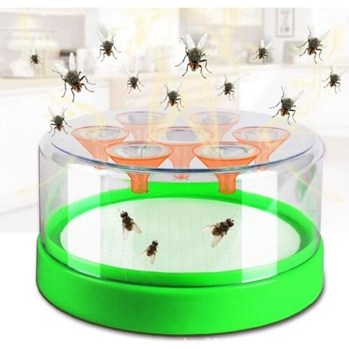 Fly Trap Device with Trapping Food Automatic Safe Fly Killer for Home Hotel