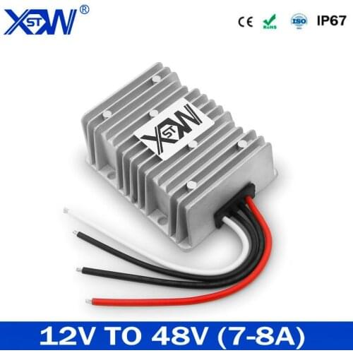 High Quality 12V to 48V 7A 8A 336W DC to DC Boost Converter 12V to 48V Step Up Car Power Converters Regulators CE RoHS