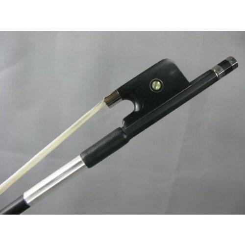 1pcs professional black Carbon fiber viola bow 74 grams