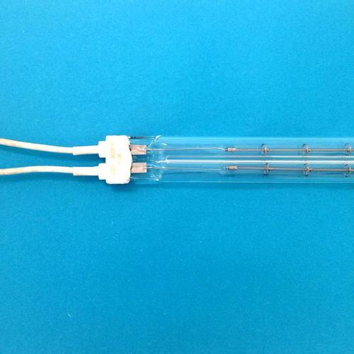 1650w Fast-Response Medium Wave IR halogen glass tube for Flash cures system in screen printing industruy