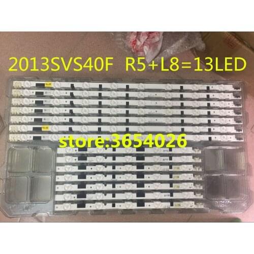 2PCS LED Backlight Lamp strip 13leds For SamSung 40" D2GE-400SCA-R3 TV UA40F5500 2013SVS40F UE40F6400 D2GE-400SCB-R3 LCD