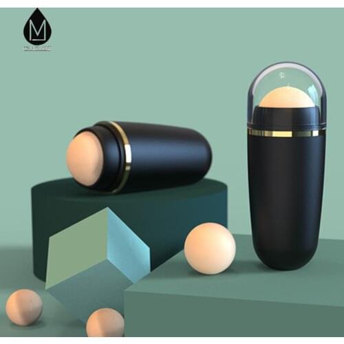 3 Colors Volcanic Stone Oil-Absorbing Rolling Stone Cleans Facial Oil And Sweat Keep Face Clean Makeup Remover Cosmetic Tools