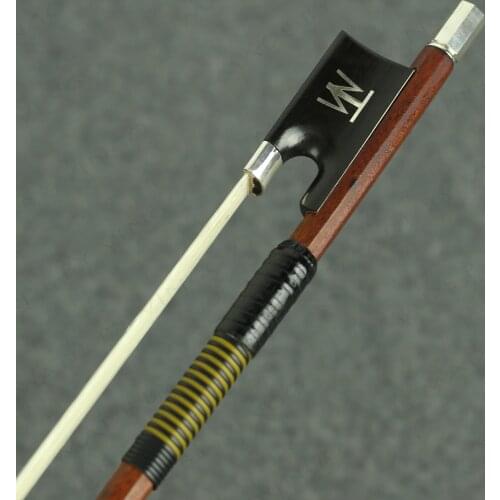 4/4 MASTER Silver mounted Pernambuco Violin Bow Sweet tone