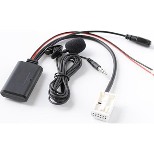 Car Bluetooth AUX Adapter Wireless Audio Phone Call Hands Free Microphone For Volkswagen RCD510 300 310 RCD210 Scirocco Tiguan