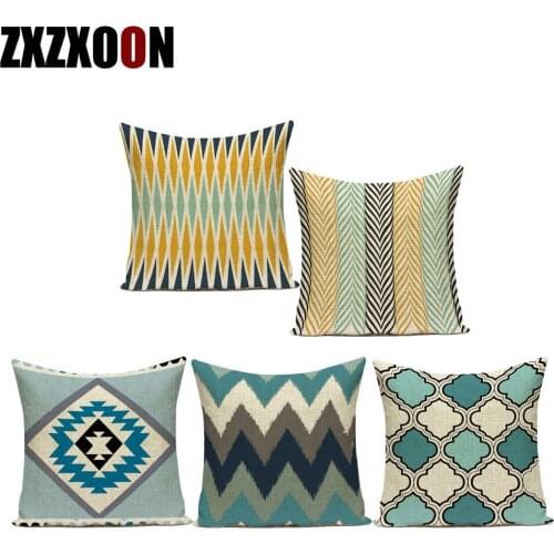 Animals Zebra Geometric Stripe Polyester Decorative Pillows Sofa Home Cushion Cover for Living Room Decoration Pillowcase