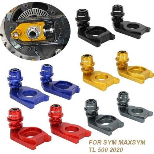 For SYM MAXSYM TL 500 TL500 2020 New Motorcycle Block Frame Swingarm Spools Sliders Chain Adjustment