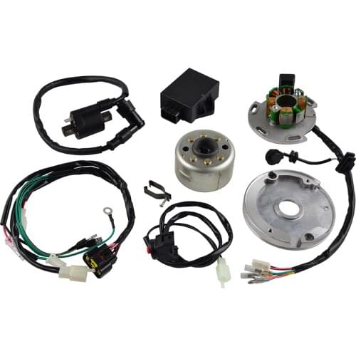 Performance Racing Magneto Stator Rotor CDI Kit For LF Lifan 125 138 140 150cc Complete Racing Stator Rotor Kit