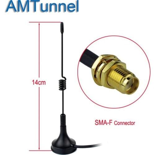 Magnetic Vehicle Mounted Antenna 5W SMA-F UHF 400-470MHz for Kenwood BAOFENG HYT WOUXUN LINTON TYT Ham Radio