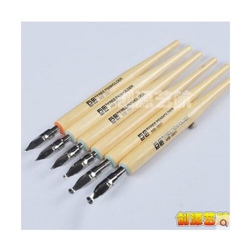 Big head calligraphy sketch&comic Multi Function pens fontwork dip pen painting supplies 1.0/1.5/2.0/3.0/4.0/5.0mm 6pcs/lot