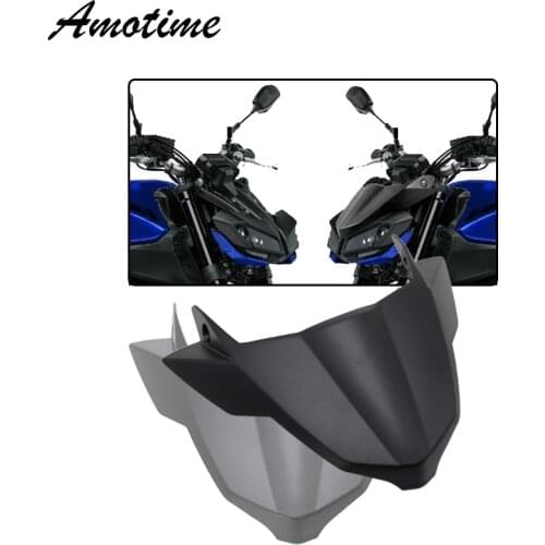 Motorcycle Black Fly Screen Beak Cowl Protector Cover For Yamaha MT09 FZ09 MT 09 FZ 09 MT-09 FZ-09 2017 2018 2019