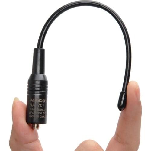Nagoya NA-701 SMA-Female Soft Antenna Dual Band Antenna for Two Way Radio Baofeng TYT Wouxun Kenwood Portable Walkie Talkie
