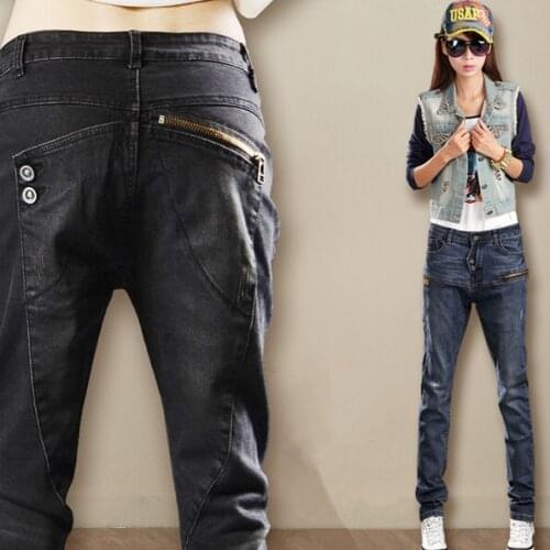 New Fashion Womens Jeans Casual Cotton Denim Sexy Womens jeans harem Pants