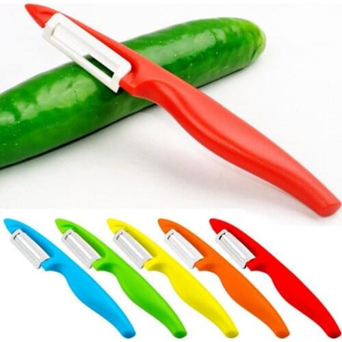 Fruit Vegetable Peeler Parer Radish Potato Cutter Kitchen Tools Random Color Kitchen Tool Slicer Melon Gadgets Zirconia Ceramics