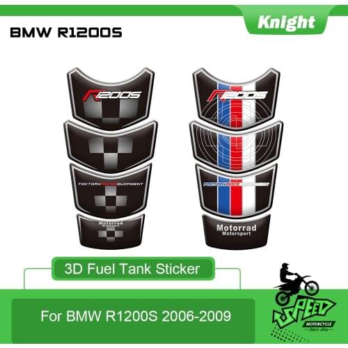 Suitable for BMW R1200S R1200 S R 1200 S r1200s 2006 2007 2008 2009 motorcycle 3D fuel tank protection pad sticker decal