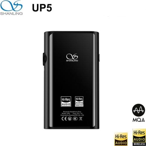 Shanling UP5 MQA HiFi Audio Dual ES9212C 2.5mm Balanced Bluetooth Decoder Headphone Amplifier USB DAC AMP DSD256 PCM 384Khz