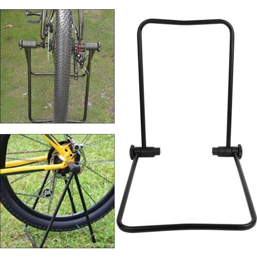 Foldable Universal Flexible Bicycle Bike Display Triple Wheel Hub Repair Stand Kick stand for Parking Holder Storage Rack